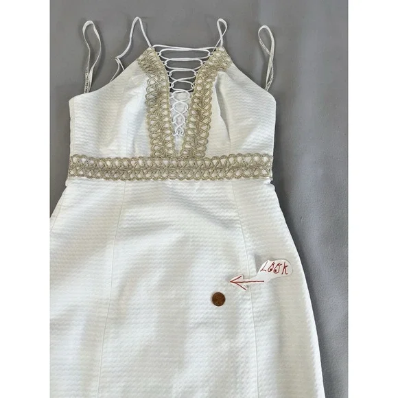 Lilly Pulitzer‎ Women's Trista Halter Sheath Dress US Size 00 - Picture 10 of 16